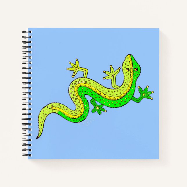 little green lizard notebook (Front)