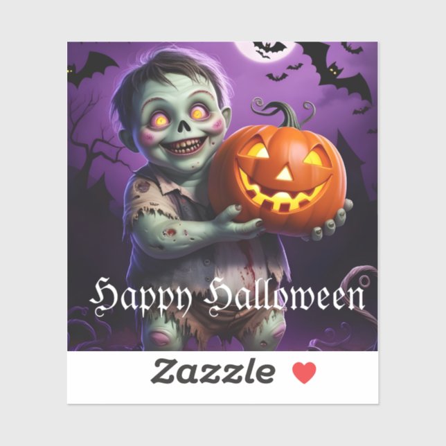 Little Green Monster & Pumpkin Friend  (Sheet)