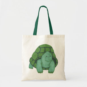 Little Green Turtle Tote Bag