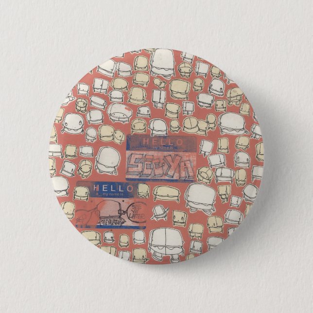 Little Guys Everywhere 2 Inch Round Button (Front)