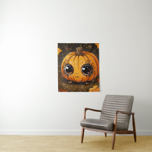 Little Halloween Pumpkin Tapestry