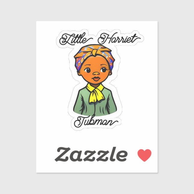 Little Harriet Tubman Black History Month Vinly (Sheet)