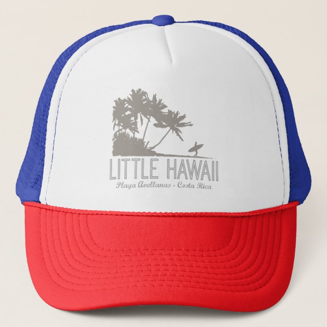 Little Hawaii Playa Avellanas Surf Costa Rica Trucker Hat (Front)