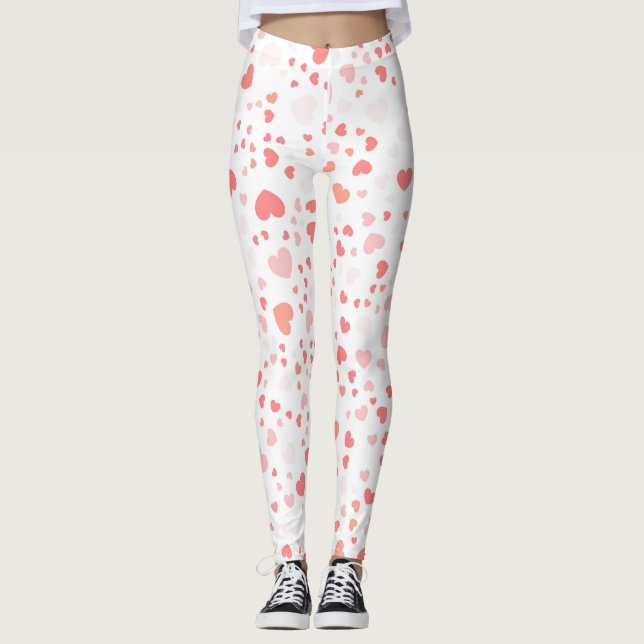 Little heart print Leggings (Front)