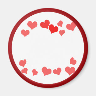 Little Hearts - Add Your Message Magnet