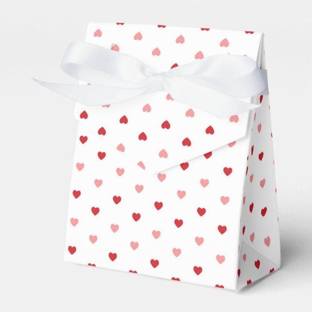 Little Hearts Favor Box (Front Side)
