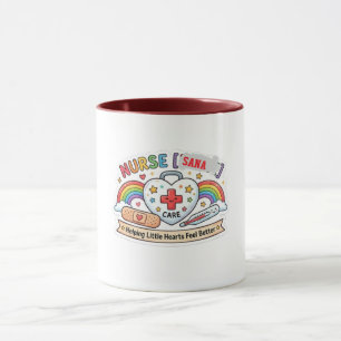 Little Hearts First-Aid Companion nurse sign  Mug