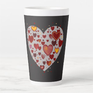 Little Hearts Latte Mug