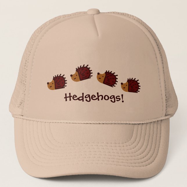 Little Hedgehogs! Trucker Hat (Front)