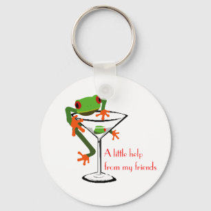 Little Help from My Friends Keychain