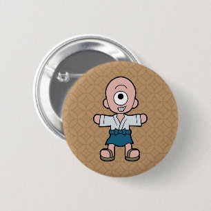 Little Hitotsume-kozo Yokai 2 Inch Round Button