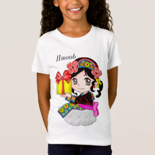 Little Hmong Tribe Girl T-Shirt