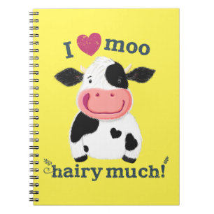 Little Holstein Cow Loves You Very Much! Notebook