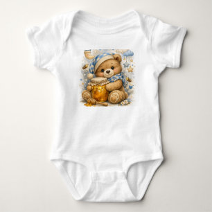 Little Honey Bear Baby Bodysuit