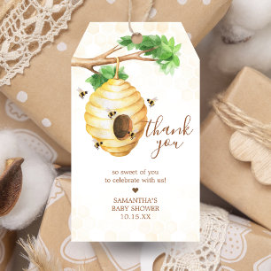 Little Honey Bee Baby Shower Favour Tags