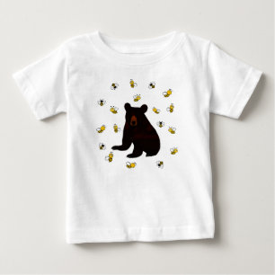 Little Honey Bee Bear Baby T-Shirt