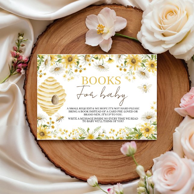 Little Honey Bee Books for Baby Request Enclosure Card (Creator Uploaded)