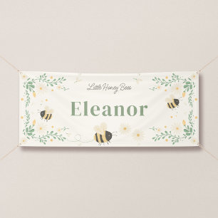 Little Honey Bees Personalized Birthday Banner