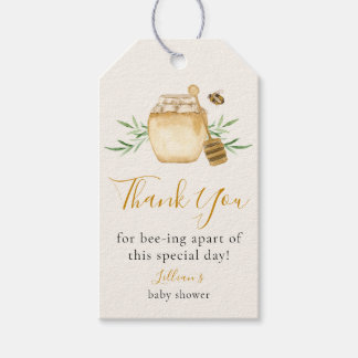 Little Honey Is On The Way Thank You Gift Tag