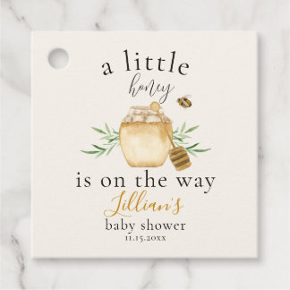 Little Honey On The Way Bee Baby Shower Favour Tag