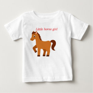 Little horse girl baby T-Shirt
