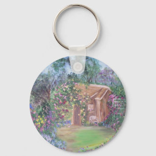 Little House at the End of the Path Keychain