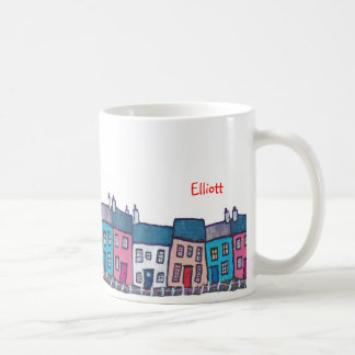 Little Houses on a Hillside Coffee Mug