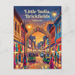 Little India (Brickfields) Malaysia Postcard