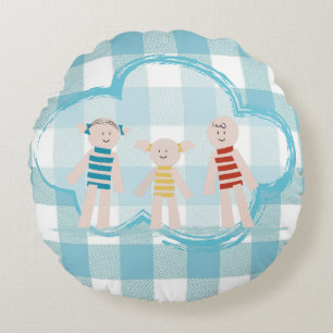 Little Inhabitants - Songs to Dream Round Pillow