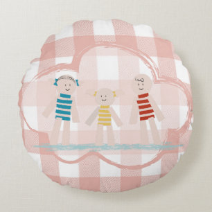 Little Inhabitants - Songs to Dream Round Pillow