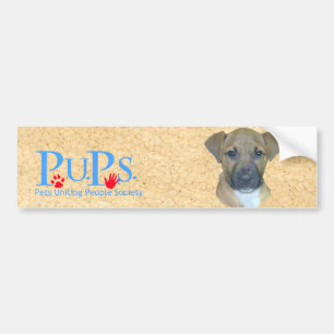 Little Injured Pup - Rescued! Bumper Sticker