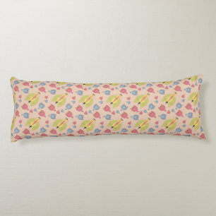 Little insect moth illustration light pattern body pillow