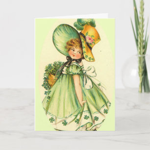 Little Irish Girl Card