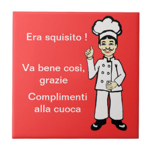 Little Italian chef Tile