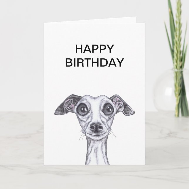 LITTLE ITALIAN GREYHOUND g869 Card (Front)