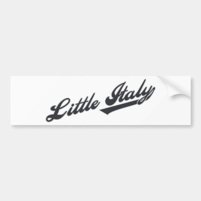 Little Italy Bumper Sticker (Front)