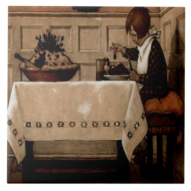 Little Jack Horner Jessie Willcox Smith Tile (Front)