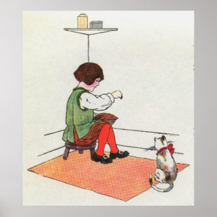 Little Jack Horner  Sat in the corner Poster