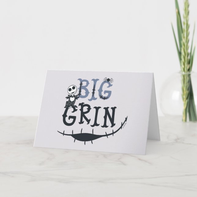 Little Jack Skellington - Big Grin Card (Front)