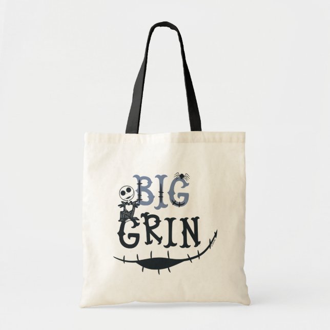 Little Jack Skellington - Big Grin Tote Bag (Front)