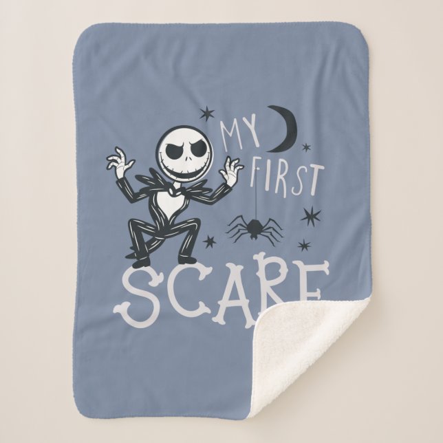 Little Jack Skellington - My First Scare Sherpa Blanket (Front)