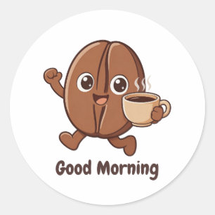 Little Kaka – Good Morning  Classic Round Sticker