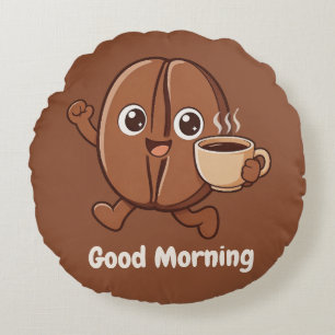 Little Kaka – Good Morning Round Pillow