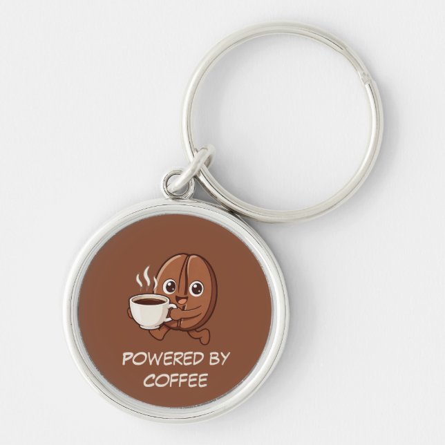 Little Kaka – Powered by Coffee Keychain (Front)