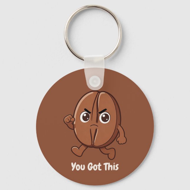 Little Kaka – Powered by Coffee Keychain (Front)