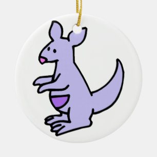 Little Kangaroo Ceramic Ornament