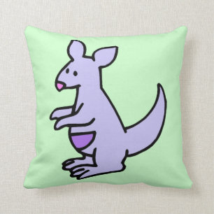 Little Kangaroo Throw Pillow