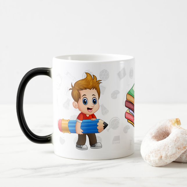 Little Kid, Books |  Back to School  Magic Mug (With Donut)