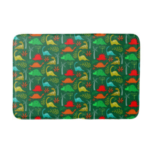 Little Kids Dinosaur Nursery Decor Bath Mat