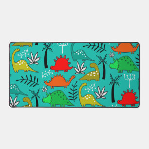 Little Kids Dinosaur Nursery Decor Desk Mat